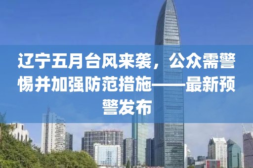 遼寧五月臺風來襲，公眾需警惕并加強防范措施——最新預警發布